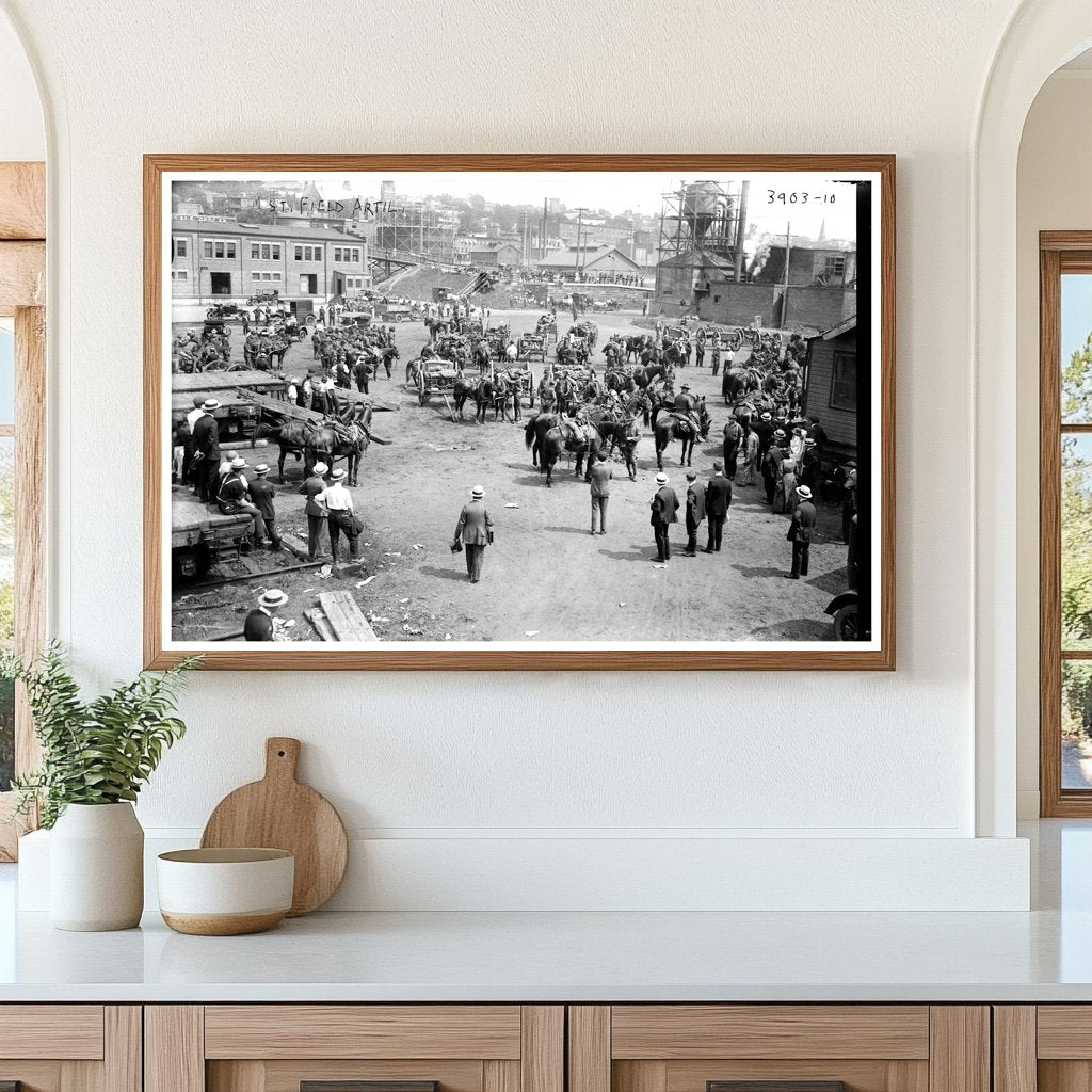 1916: 1st Field Artillery Training in Action