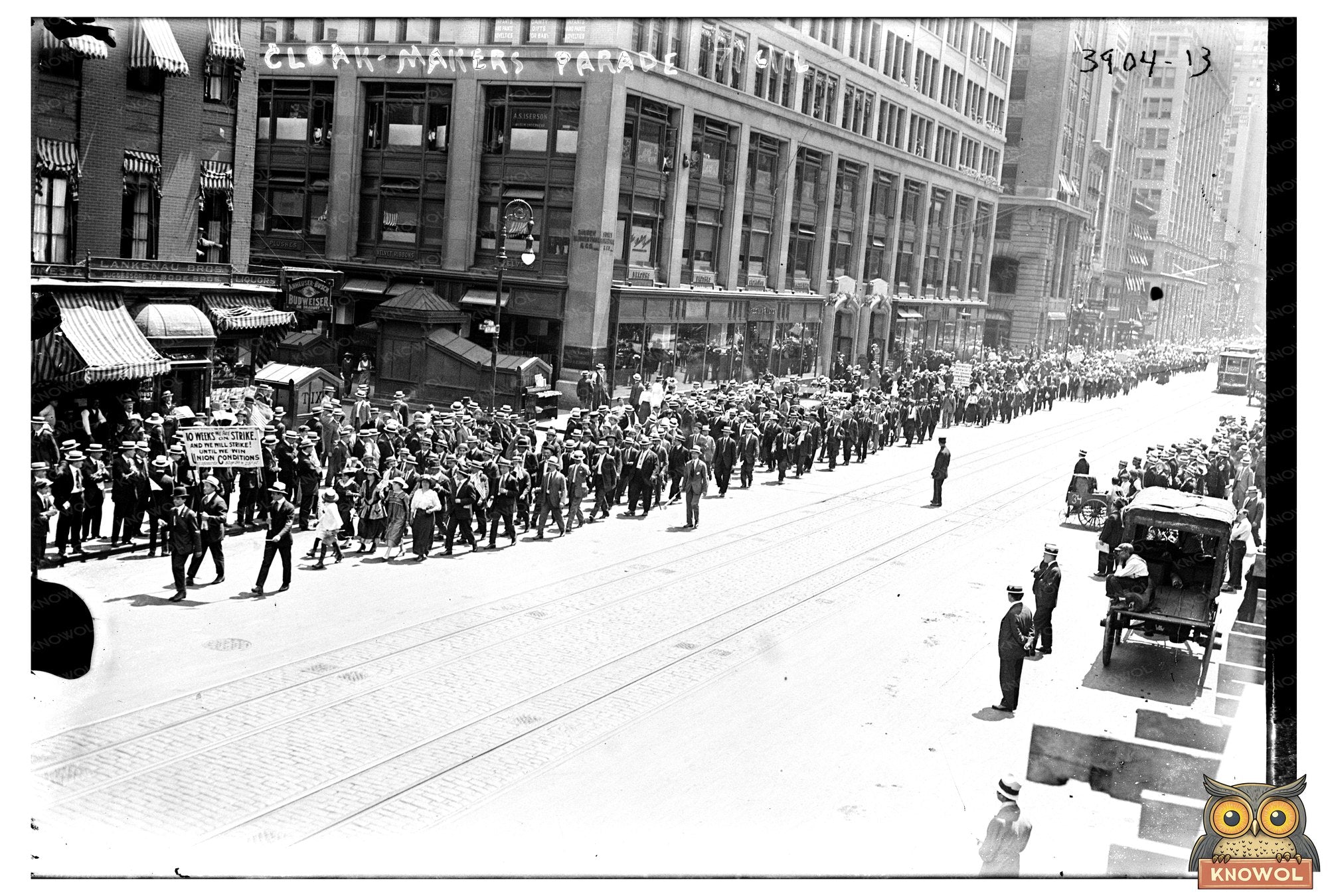 1916 Cloak Makers Colorful Labor Day Parade