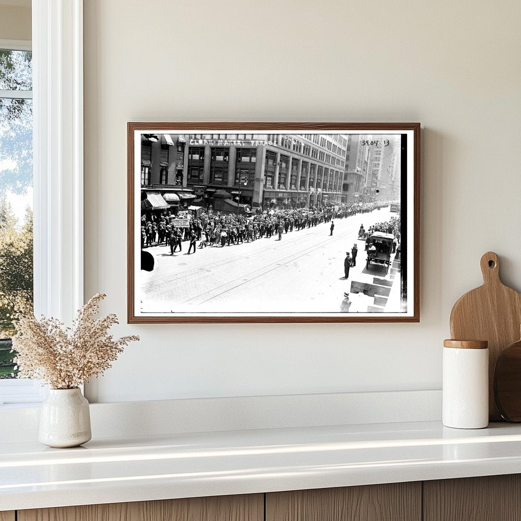 1916 Cloak Makers Colorful Labor Day Parade