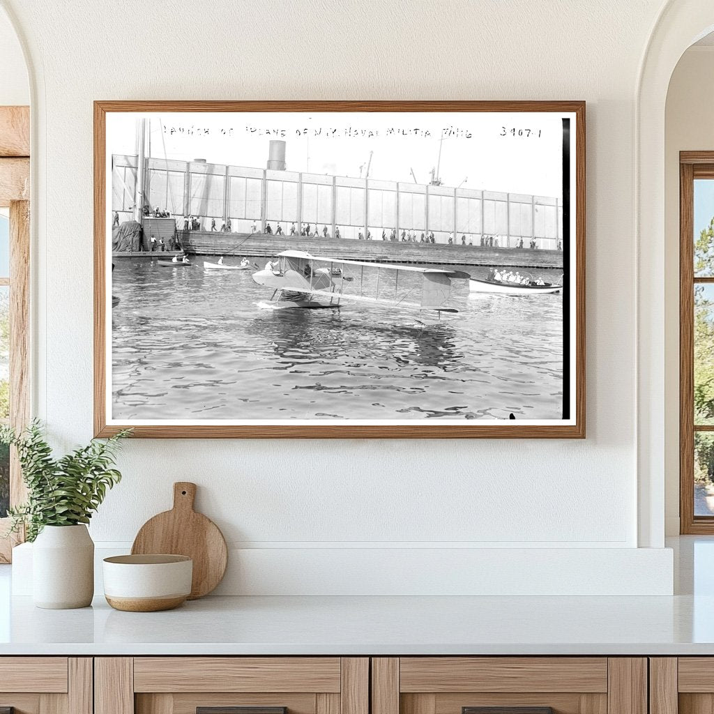 Historic 1916 Naval Militia Plane Launch in New York