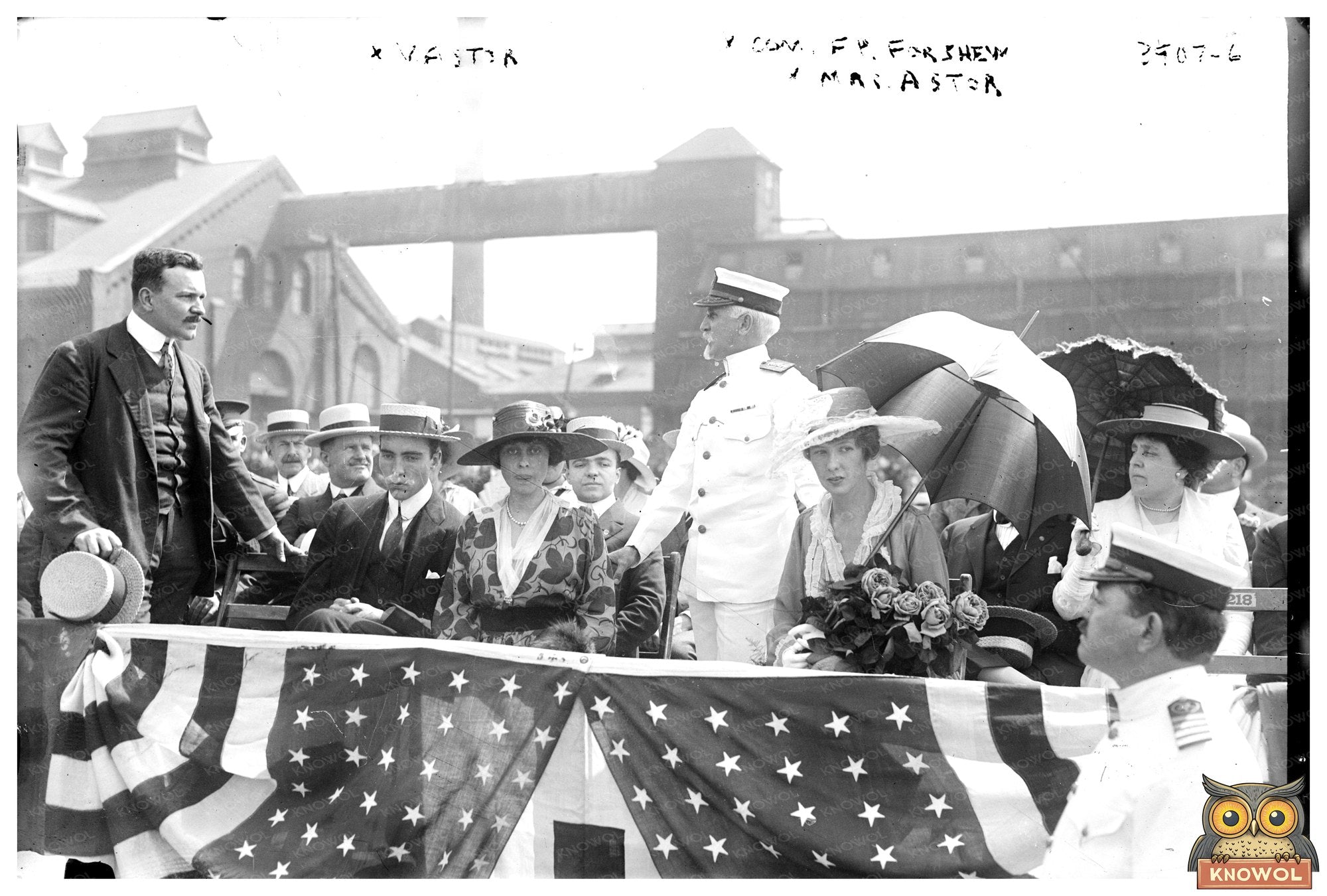 Elegant Gathering of the Astor Family Circa 1915