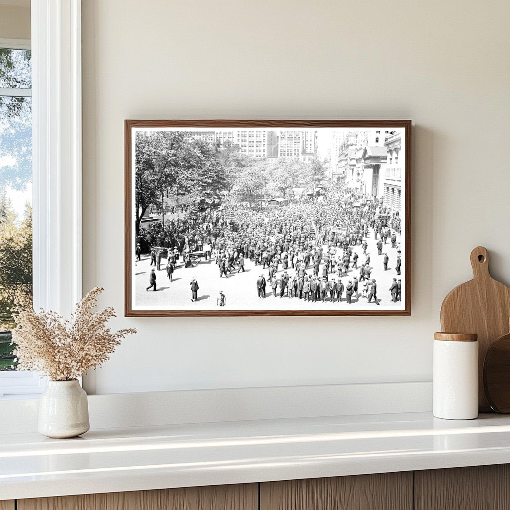 Artisans Crafting Cloaks in Historic Madison Square