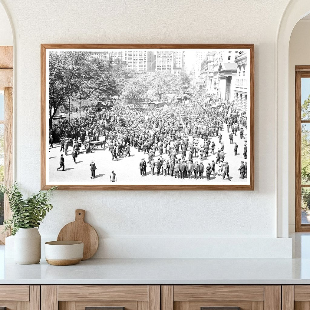 Artisans Crafting Cloaks in Historic Madison Square