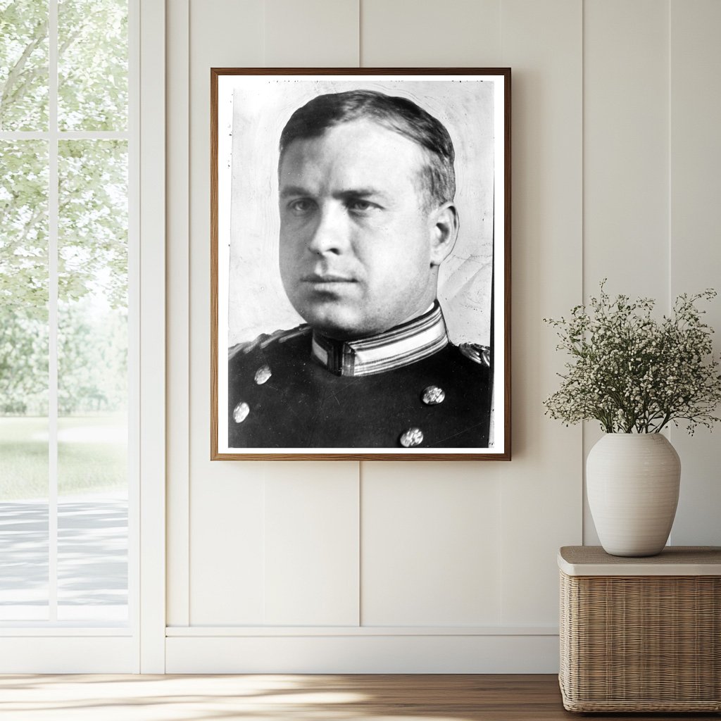 Historic Geo. A. White, Adj't Gen. of Ore. Print, Vintage Art