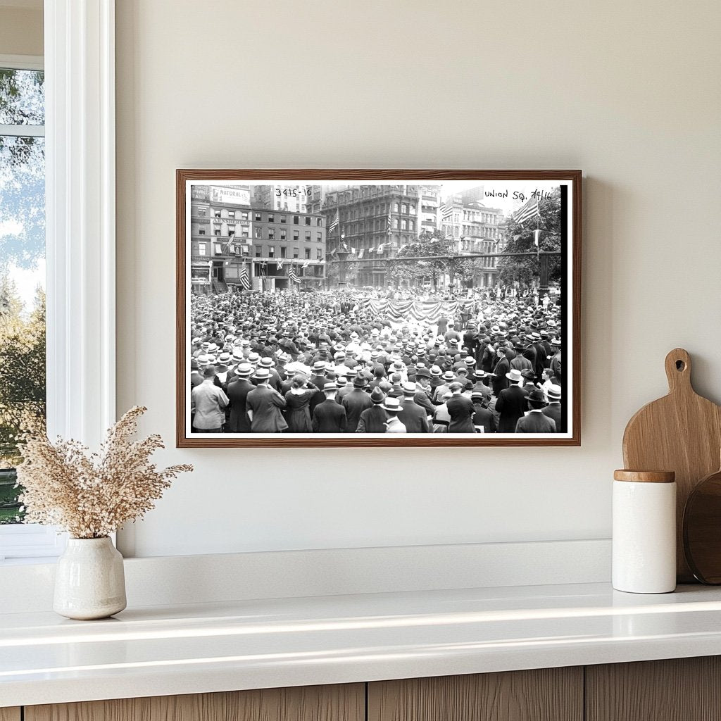 Independence Day Celebration in Union Square, 1916