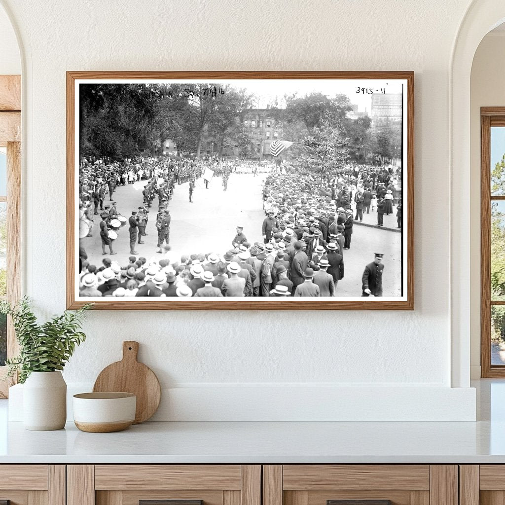 July 4th Celebration in Historic Washington Square, 1916