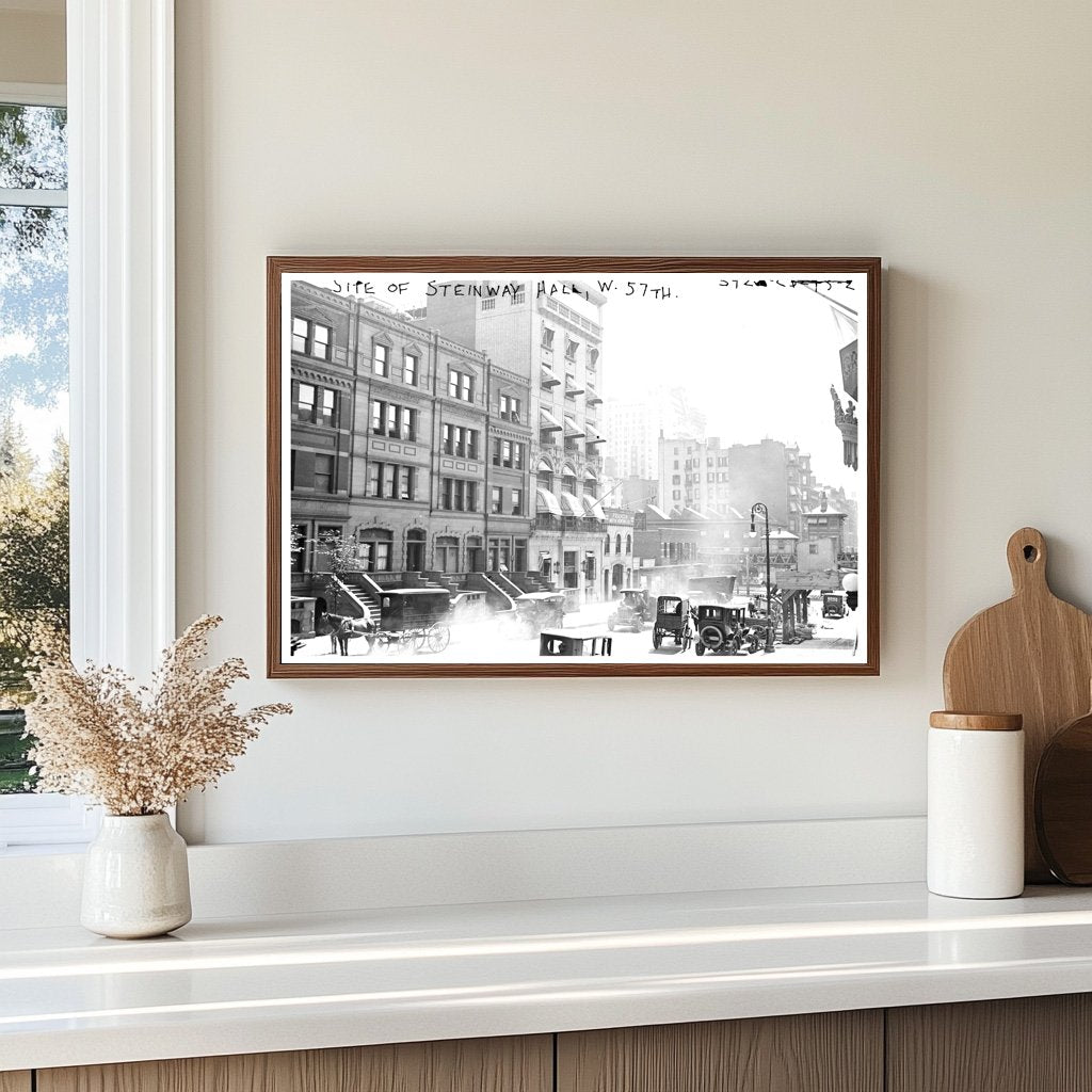 Historic Steinway Hall Site, W. 57th St., 1916