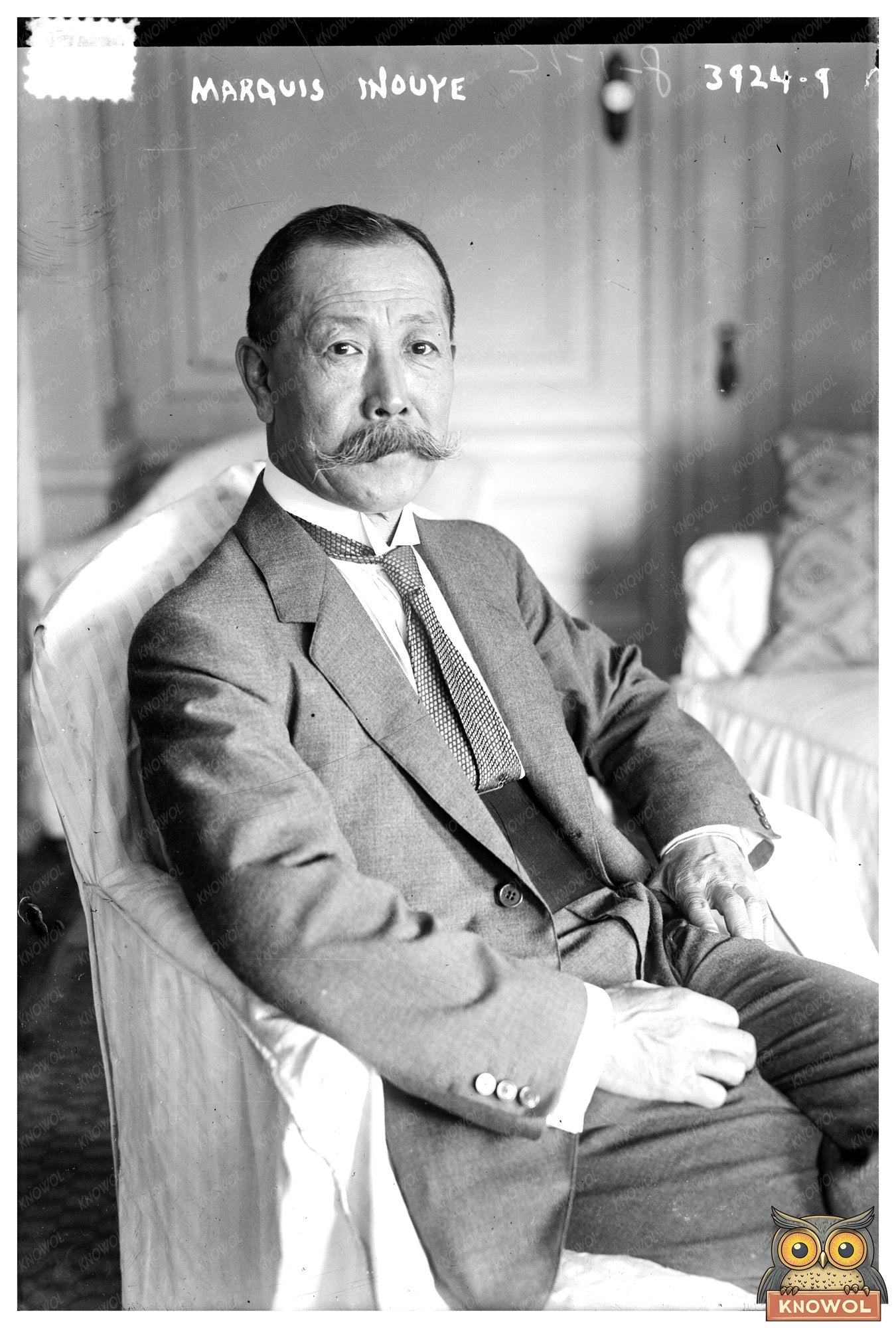 1916 Portrait of Influential Marquis Inouye