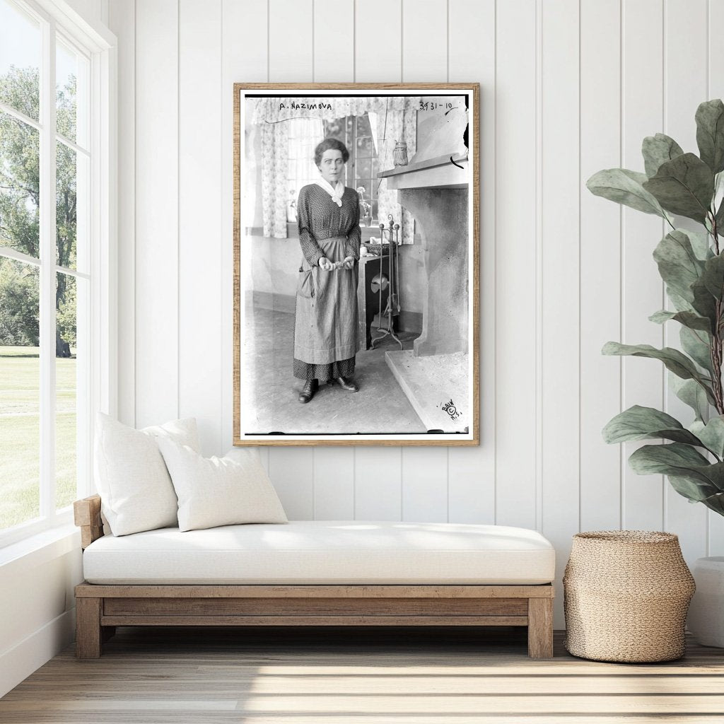 1926 Portrait of Silent Film Star A. Nazimova