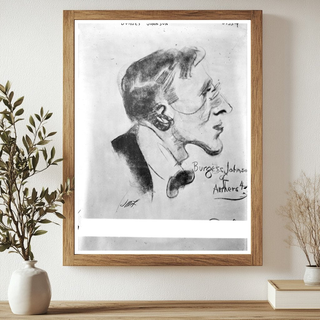 Historic Burges Johnson Print, Vintage Art