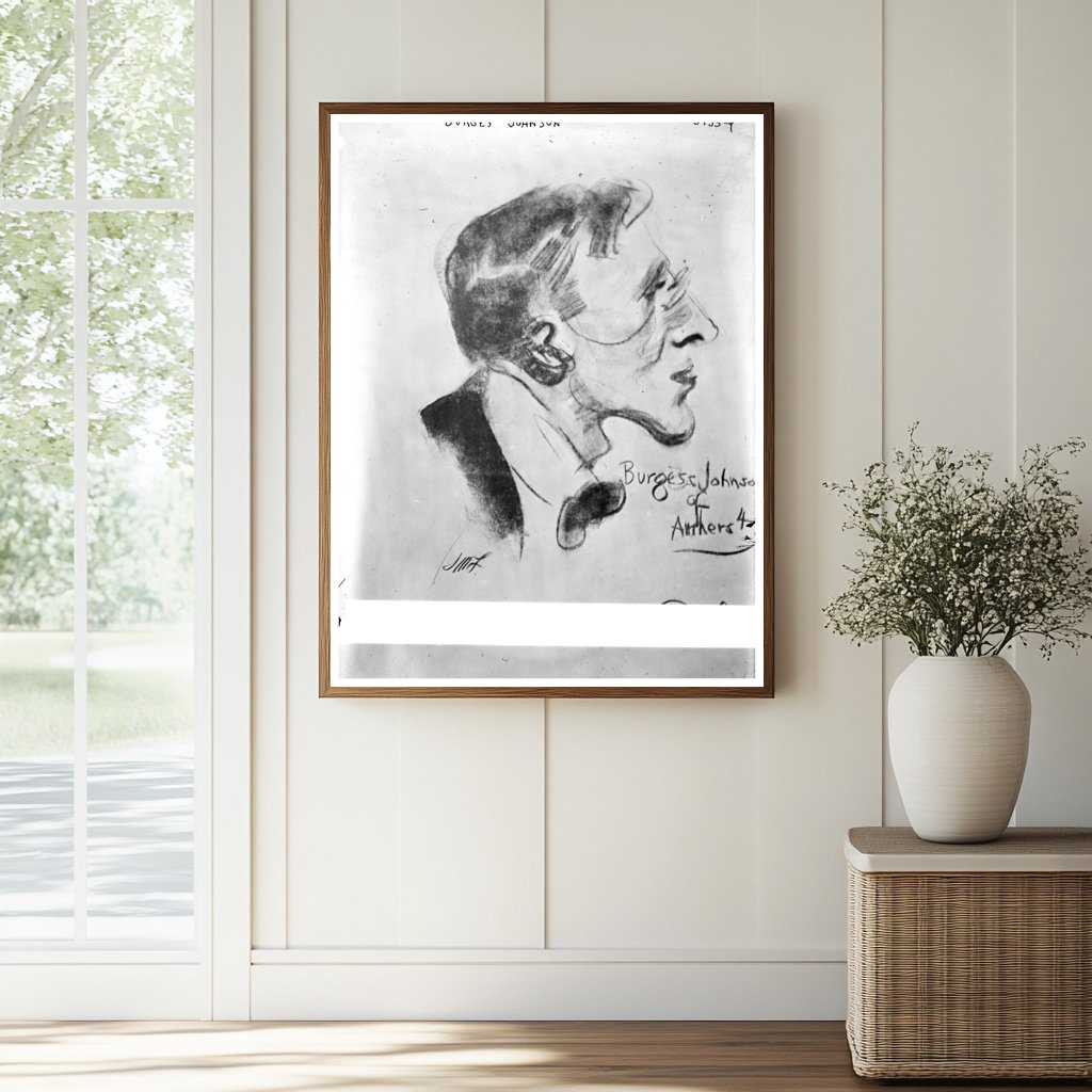 Historic Burges Johnson Print, Vintage Art