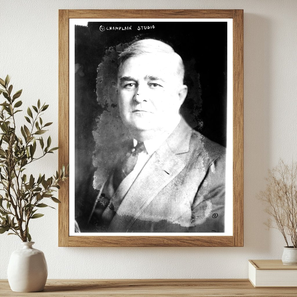 Historic Dr. R.J. Aley Print, Vintage Art