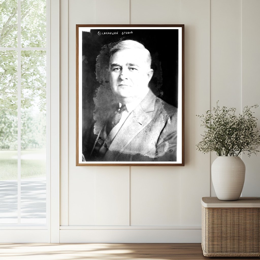 Historic Dr. R.J. Aley Print, Vintage Art