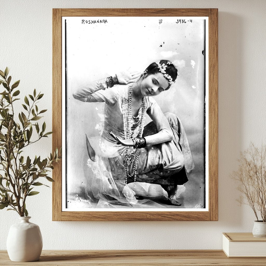 Historic Roshanara Print, Vintage Art