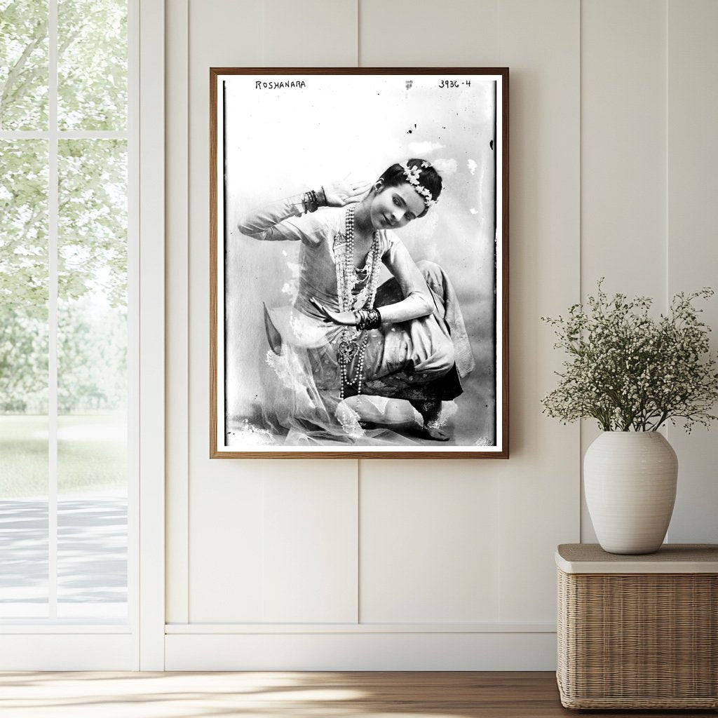 Historic Roshanara Print, Vintage Art
