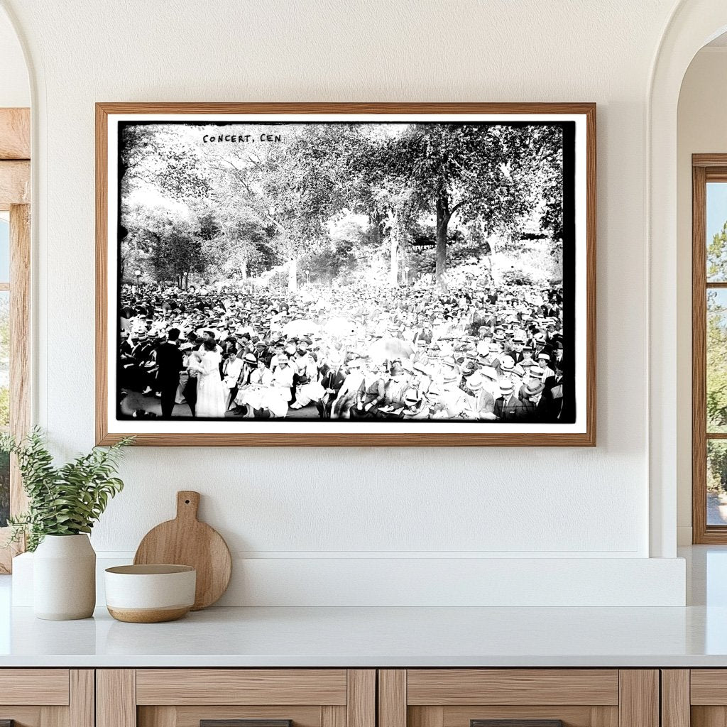 1910s Central Park Concert: New Yorks Musical Scene