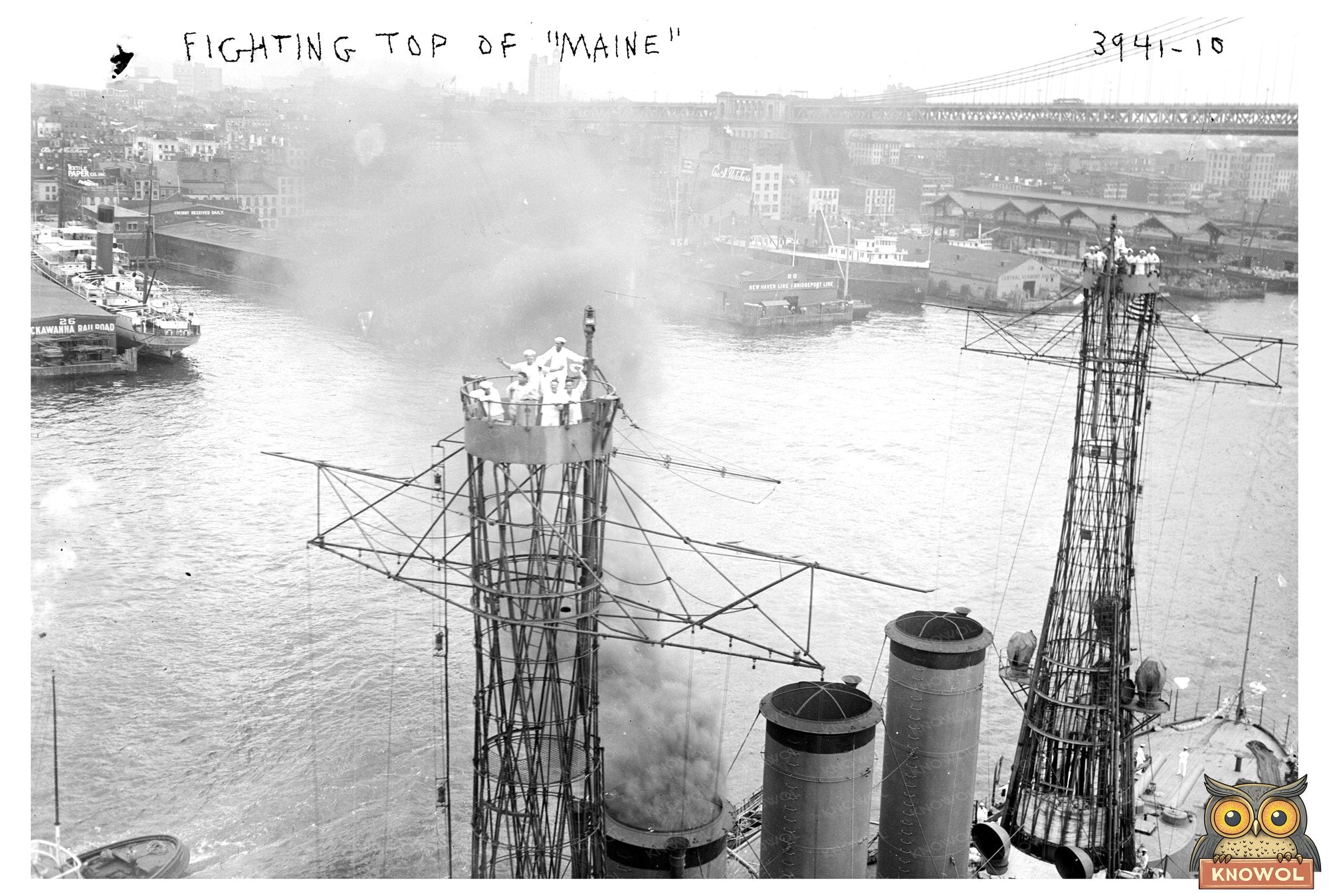 Historic Naval Battle at Maine, August 1916