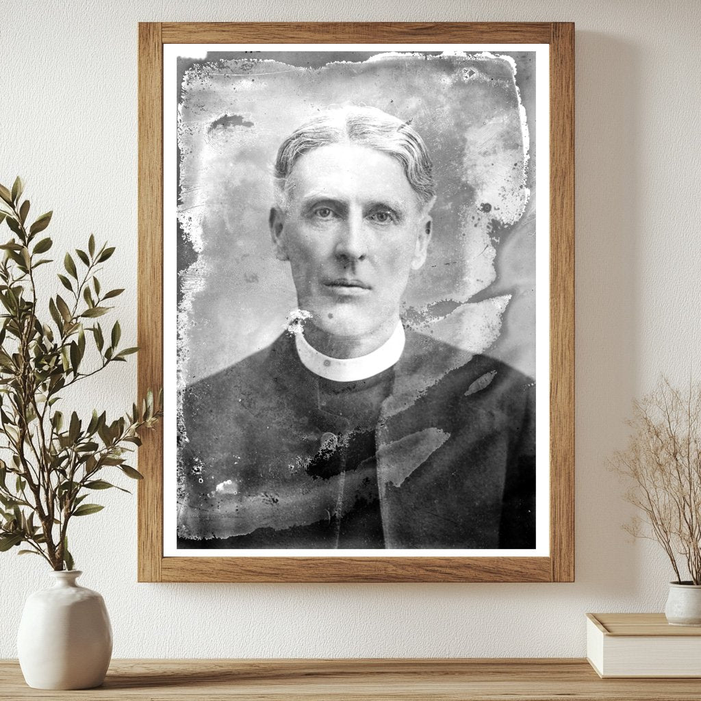 Historic Rev. Canon, W.H. Carnegie Print, Vintage Art