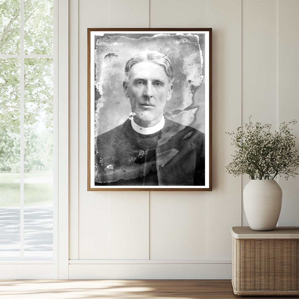 Historic Rev. Canon, W.H. Carnegie Print, Vintage Art