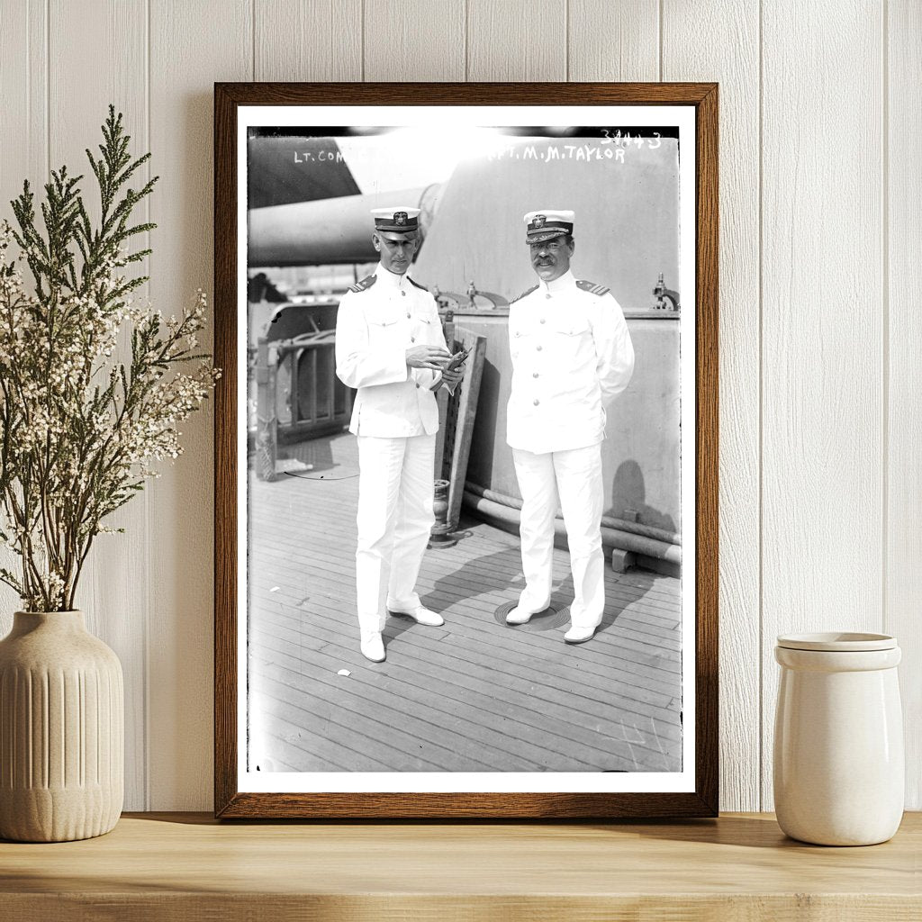 1916 Leaders: Lt. Cmdr C.C. Bloch & Capt. M.M. Taylor