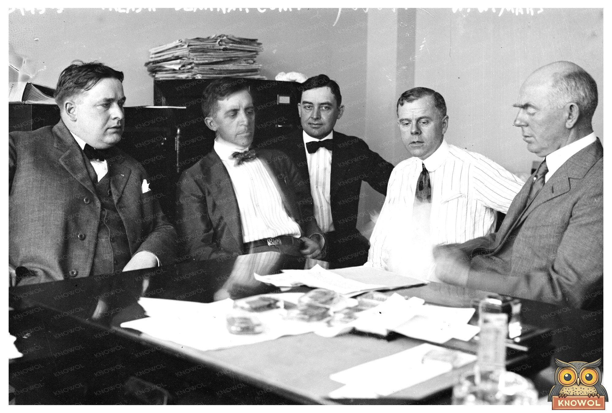 Historic Treasurers Portrait from the 1920s Era