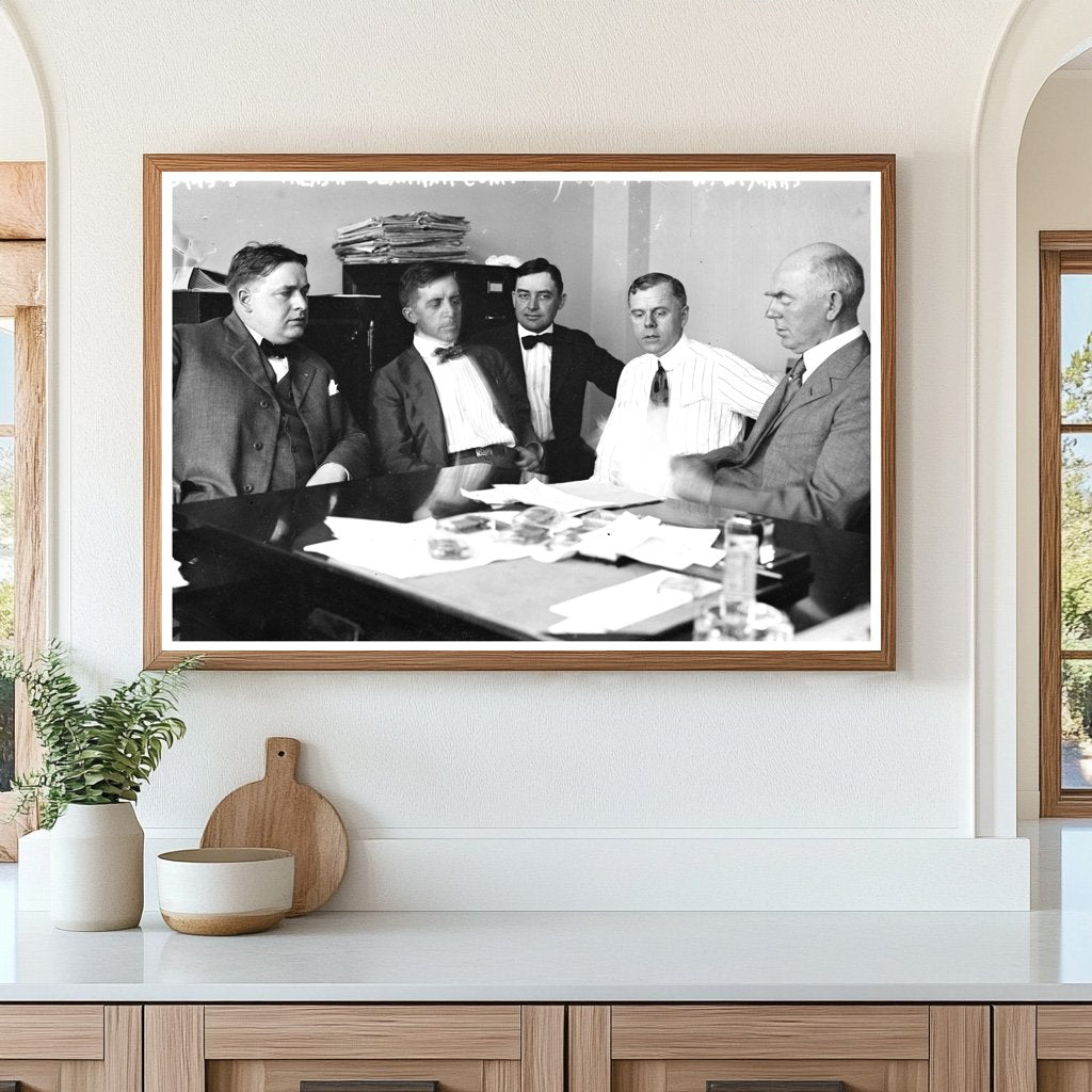 Historic Treasurers Portrait from the 1920s Era