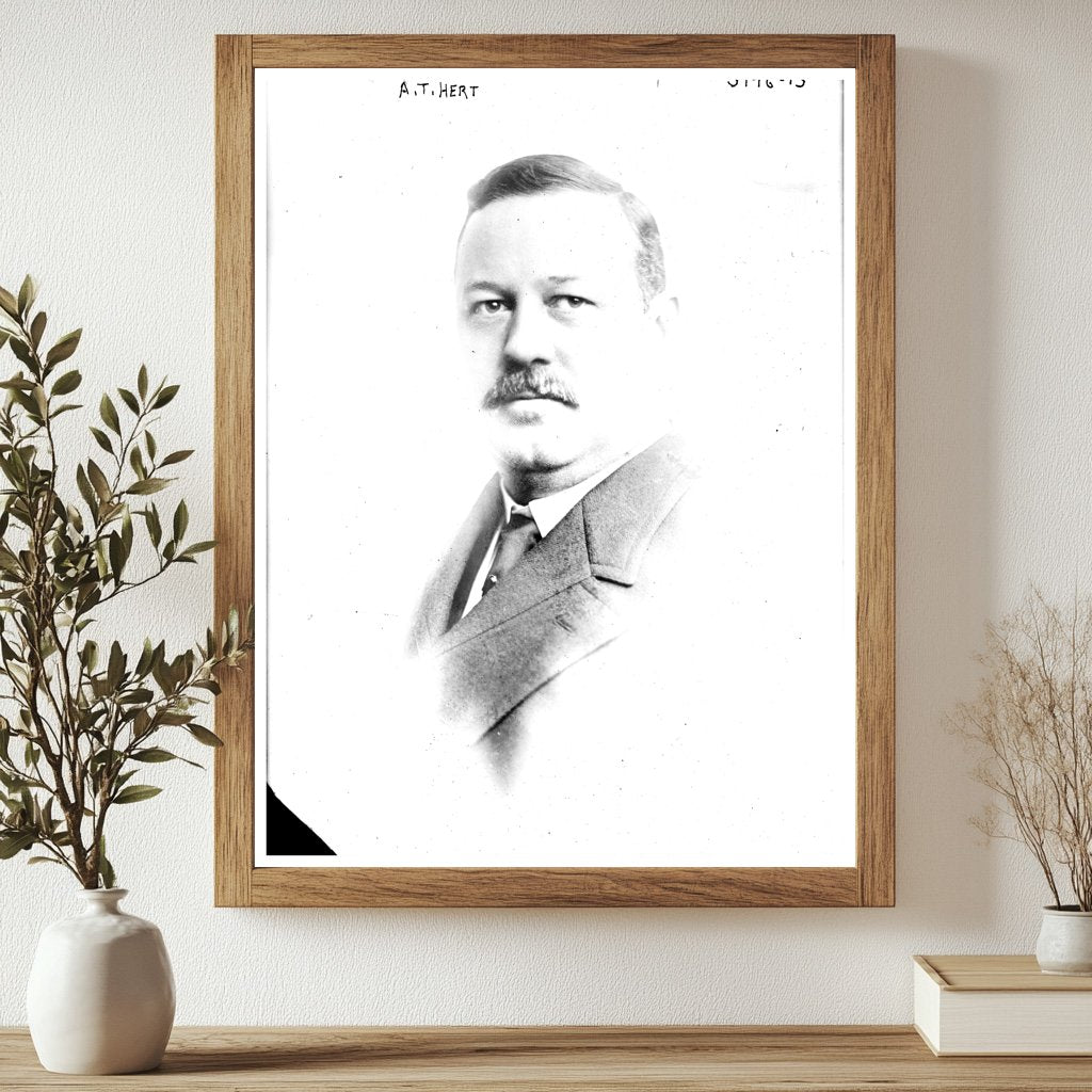 Historic A.T. Hert Print, Vintage Art