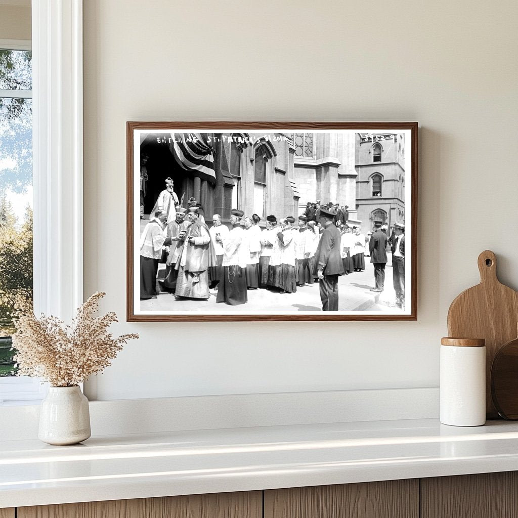 St. Patricks Cathedral Entrance – A 1916 New York Gem