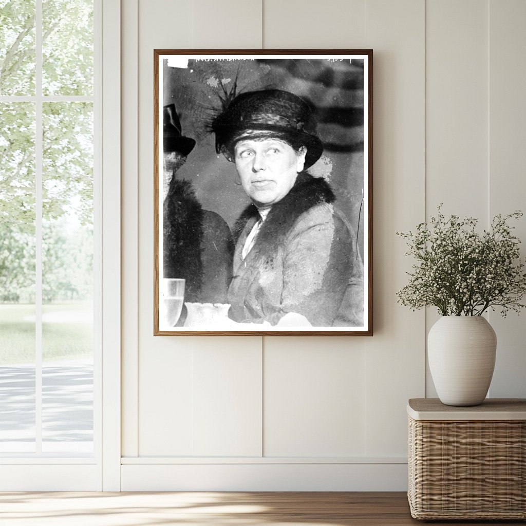 Historic Mrs. H.T. Davison Print, Vintage Art