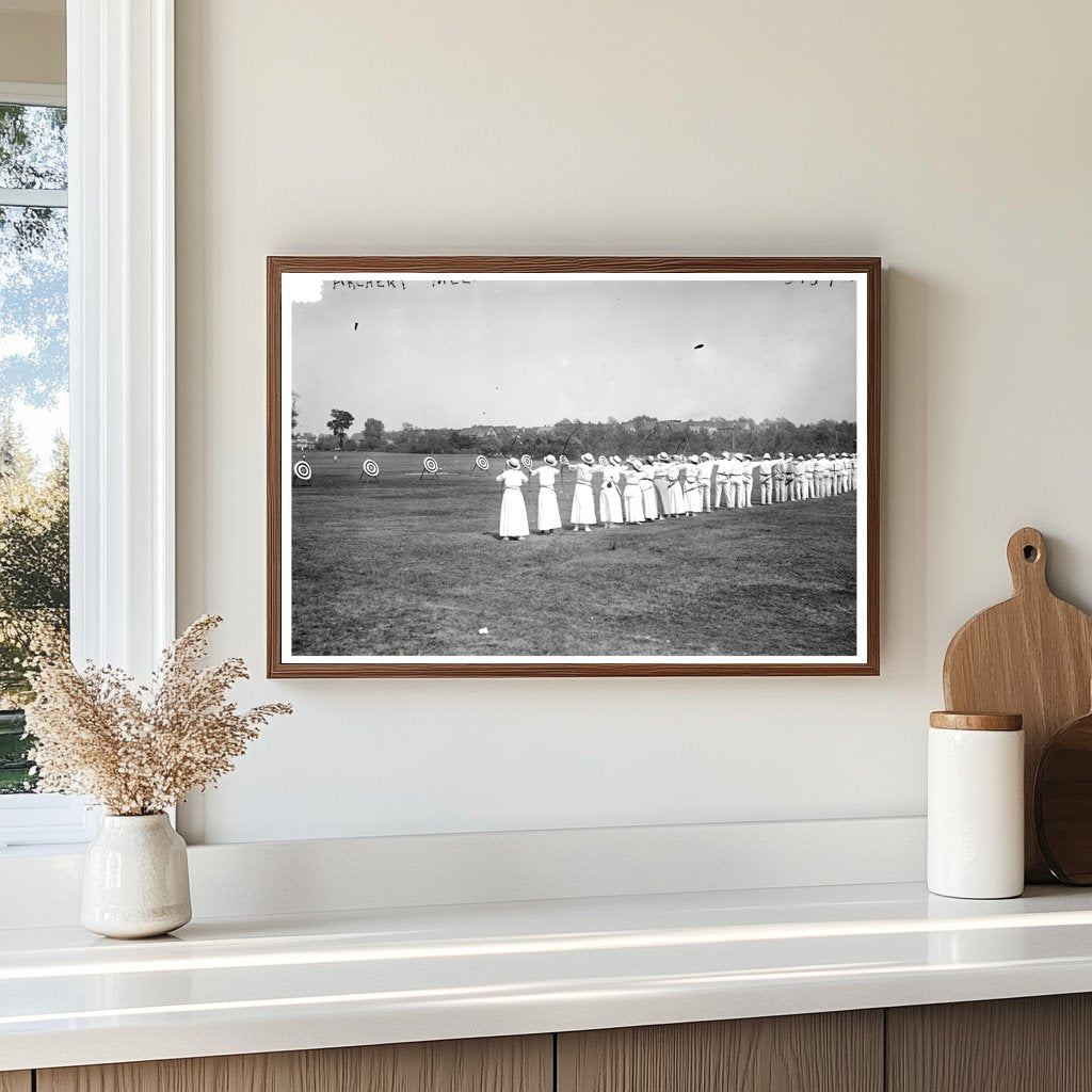 Vintage 1910s Archery Meet: American Sports History
