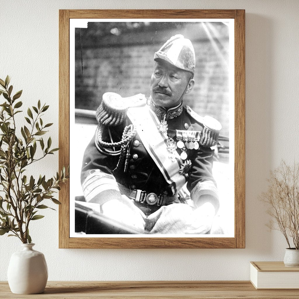 Historic Vice Adm., Yashiro Print, Vintage Art