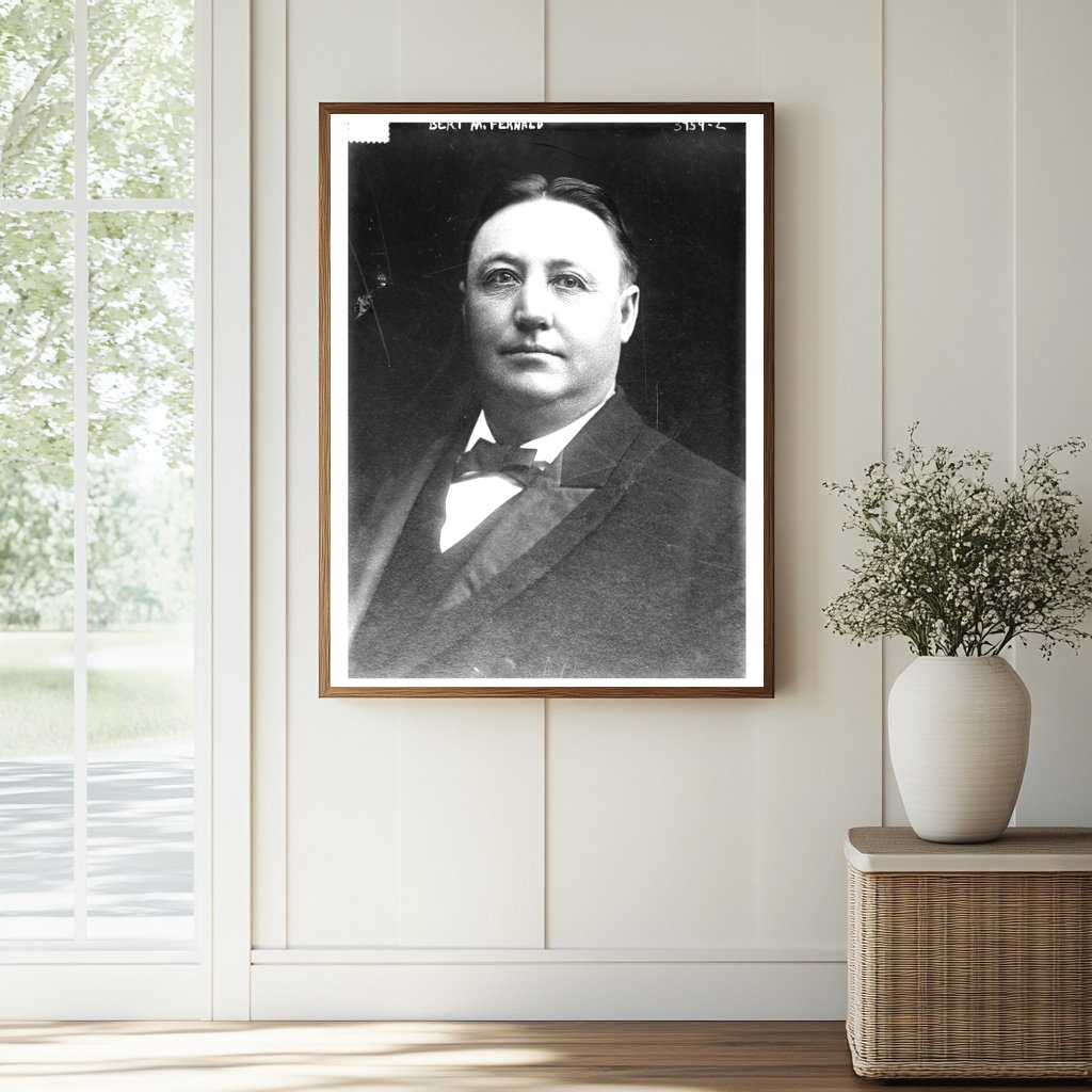 Historic Bert M. Fernald Print, Vintage Art
