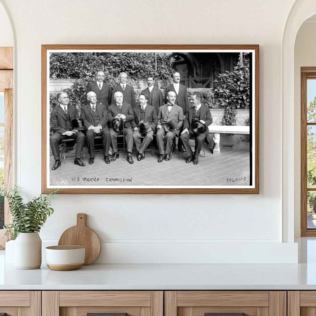1916 Diplomatic Meeting: U.S. Mexico Commission Moment