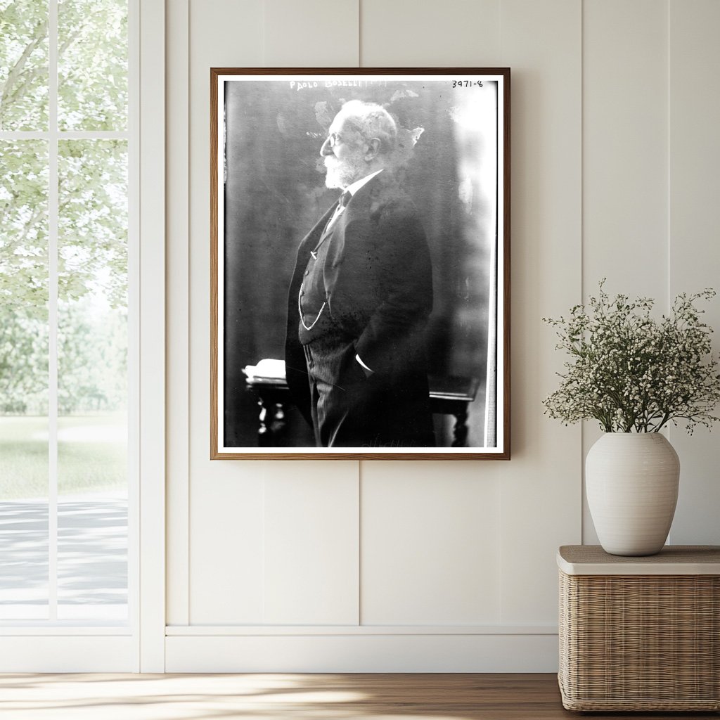 Historic Paolo Boselli Print, Vintage Art