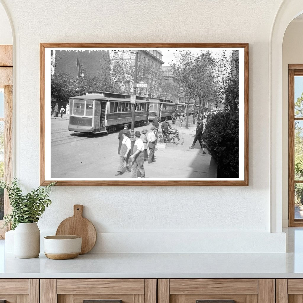 Labor Unrest: Madison Ave. Protest circa 1915