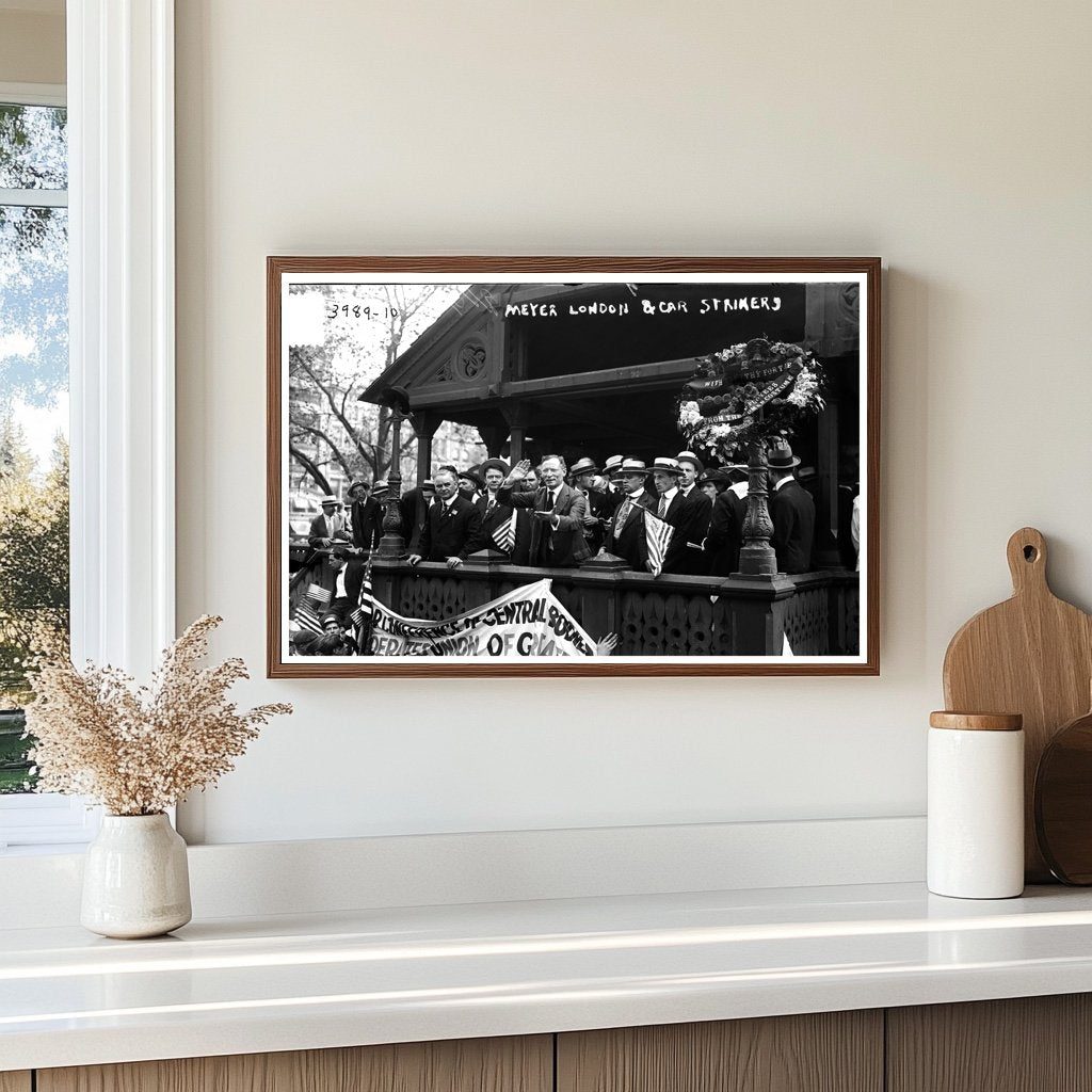 1916 Labor Strikers Unite: Meyer London’s Bold Stand