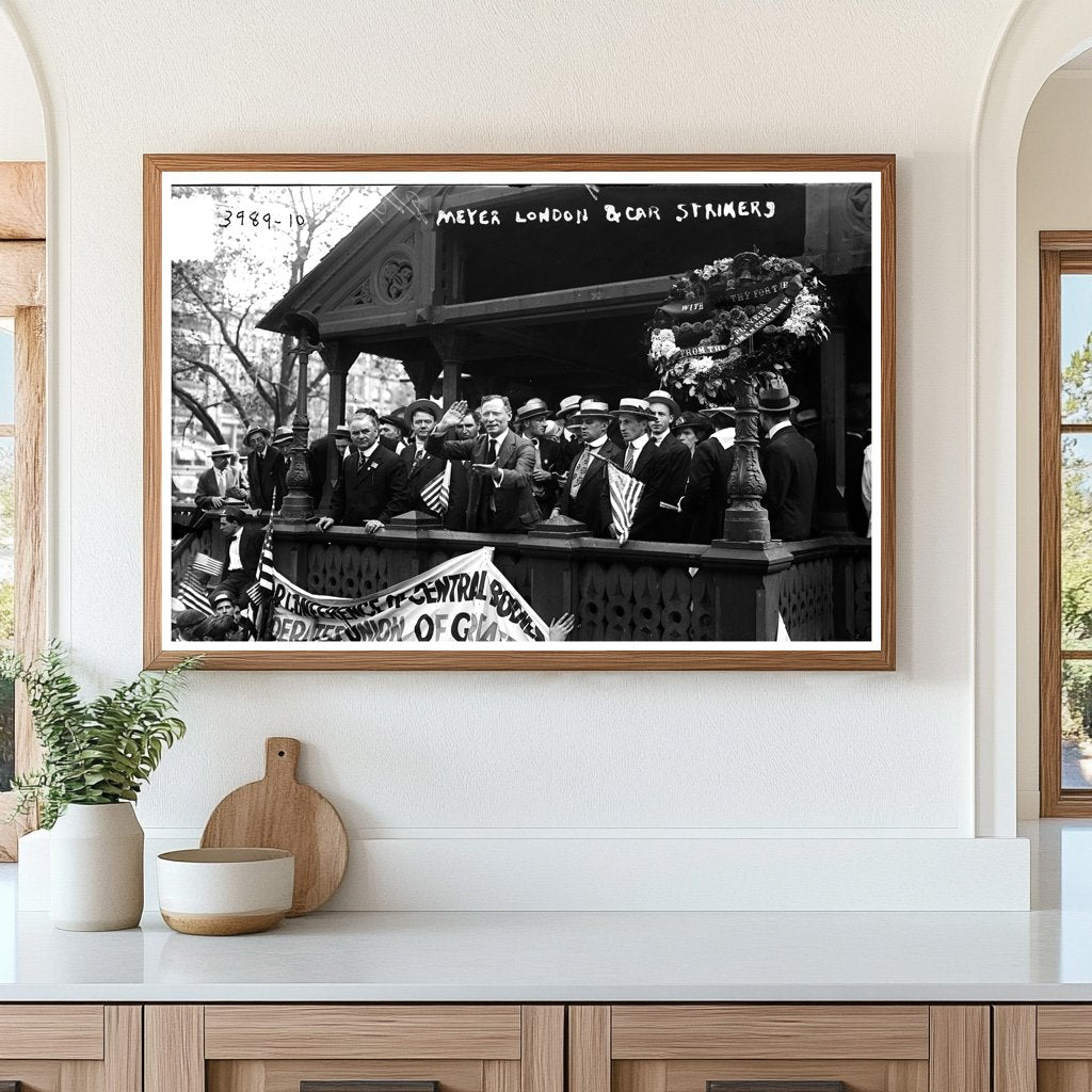 1916 Labor Strikers Unite: Meyer London’s Bold Stand