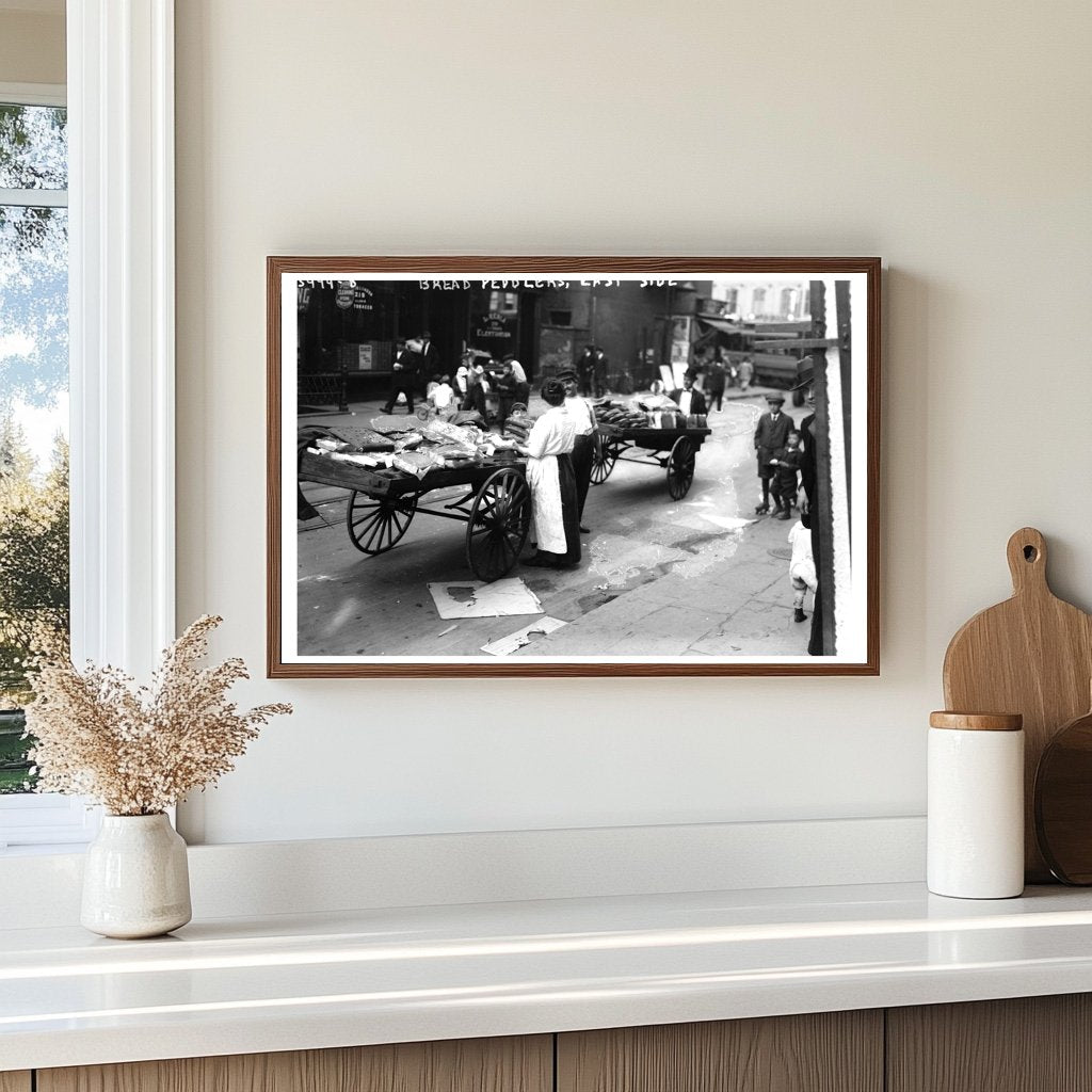 Historic Bread Peddlers on East Side Streets, 1915-1920