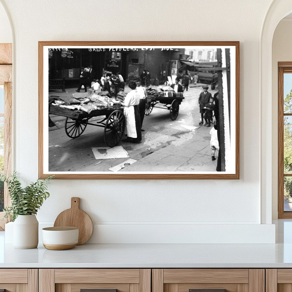 Historic Bread Peddlers on East Side Streets, 1915-1920