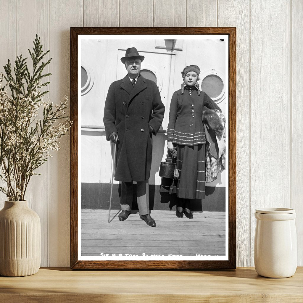 1916 Portrait of Sir H.B. Tree with Daughter