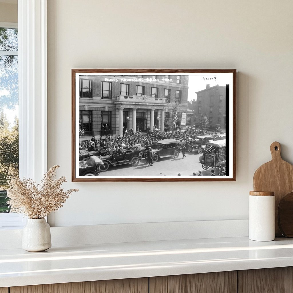 1916 Brooklyn Tip-Tops Team Meeting Moment