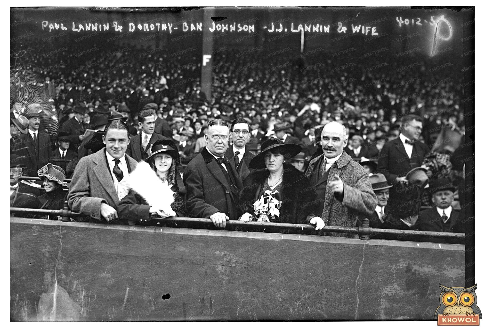 1916 Baseball Pioneers: Lannin & Friends Snapshot