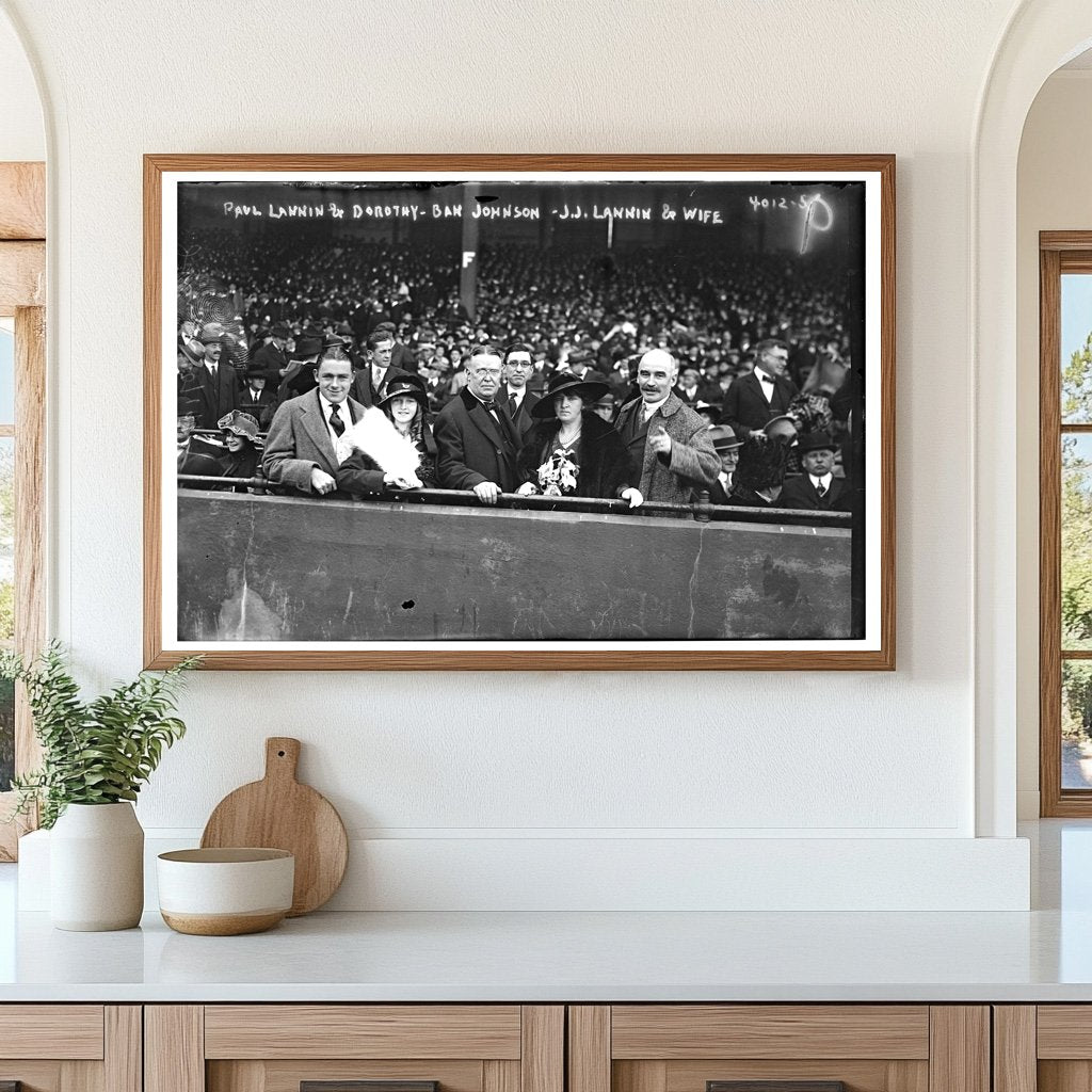 1916 Baseball Pioneers: Lannin & Friends Snapshot