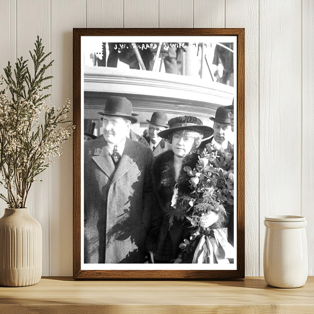 1916 Portrait of J.W. Gerard and His Wife