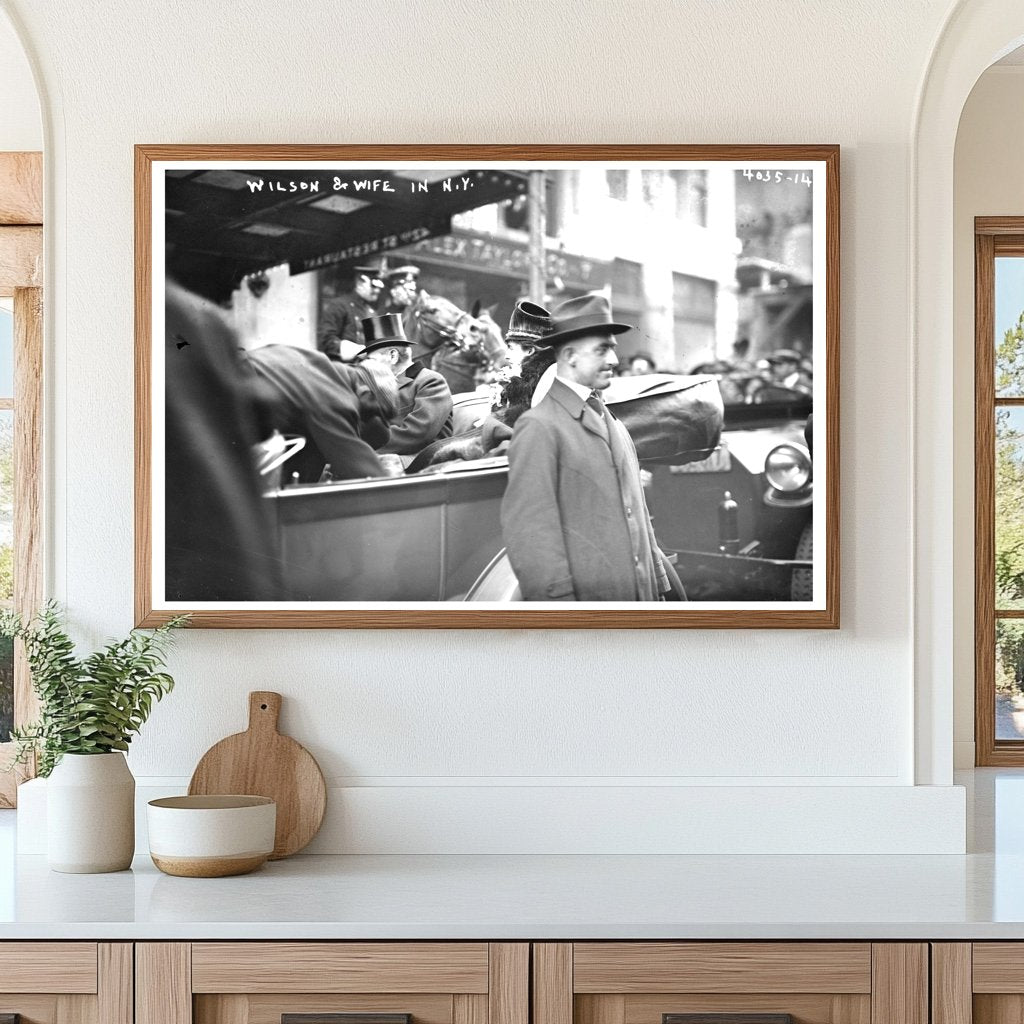 Woodrow & Edith Wilson in NYC, 1915-1920