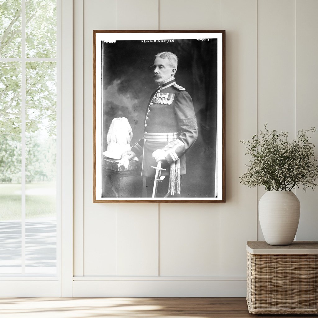 Historic Gen. G.G. Egerton Print, Vintage Art
