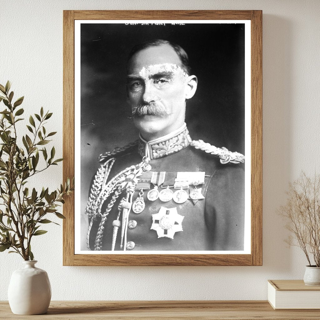 Historic Gen. Sir Percy Lake Print, Vintage Art