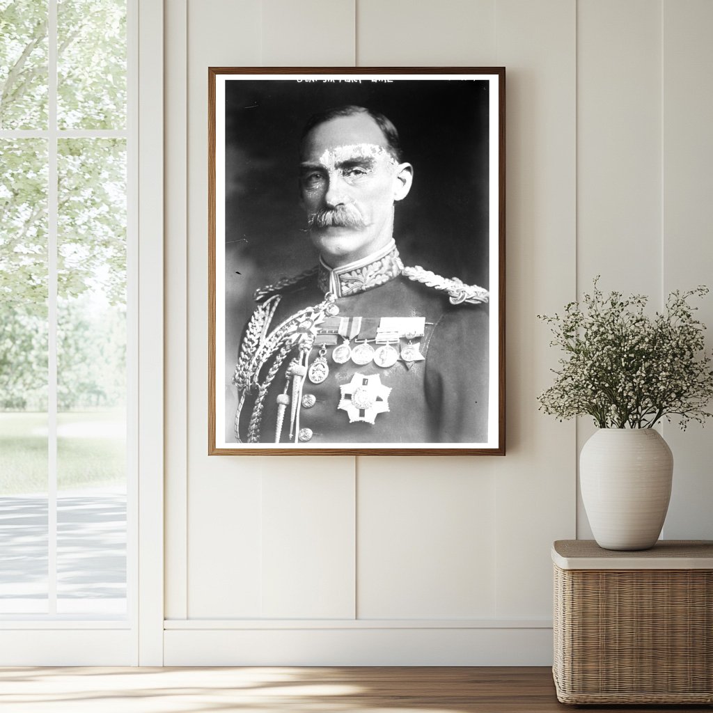 Historic Gen. Sir Percy Lake Print, Vintage Art