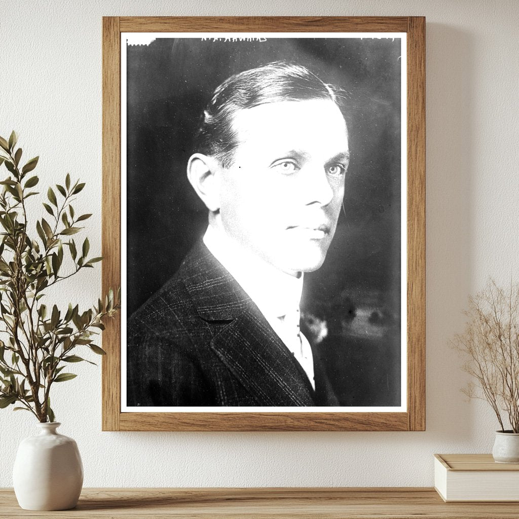 Historic N.A. Hawkins Print, Vintage Art