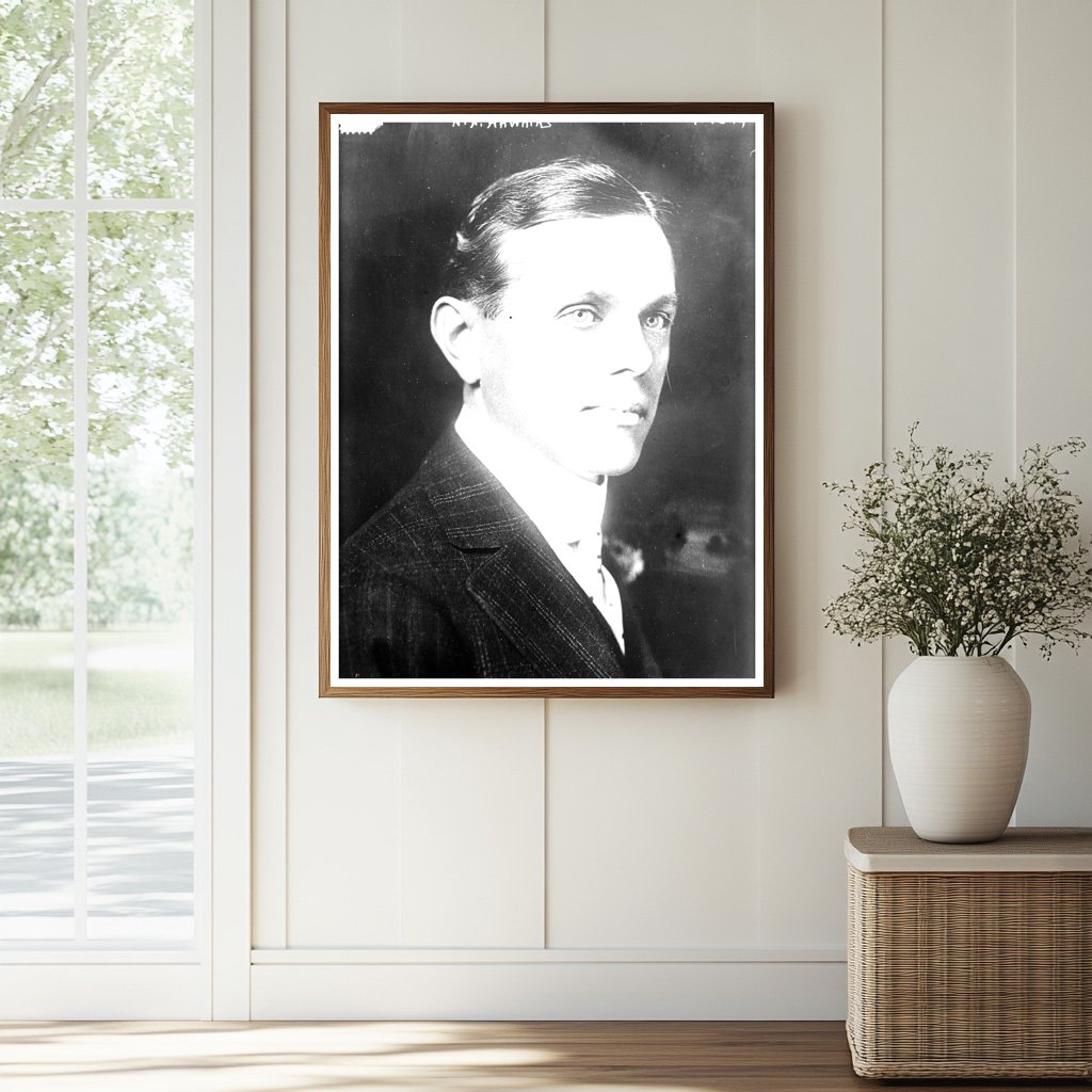 Historic N.A. Hawkins Print, Vintage Art